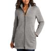 Ladies Arc Sweater Fleece Long Jacket Thumbnail