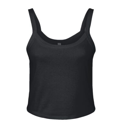 Women's Micro Rib Spaghetti Strap Tank Thumbnail