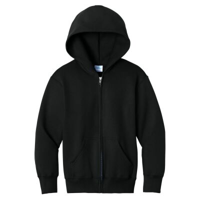 Youth Core Fleece Full Zip Hooded Sweatshirt Thumbnail