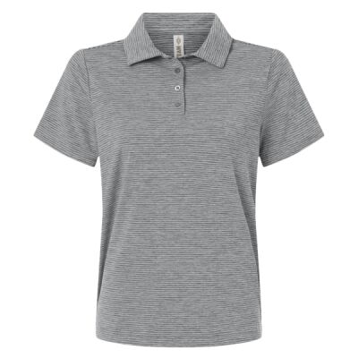 Women's Relay Heathered Stripe Polo Thumbnail