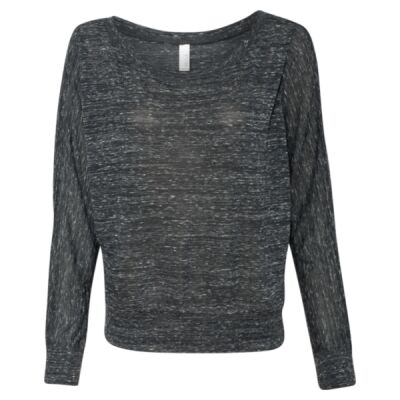 Women’s Flowy Off Shoulder Long Sleeve Tee Thumbnail