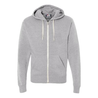 Men's Triblend Full-Zip Hooded Sweatshirt Thumbnail