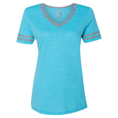 Women's Varsity Triblend V-Neck T-Shirt Thumbnail