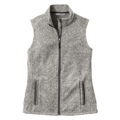 Women's Sweater Fleece Vest Thumbnail