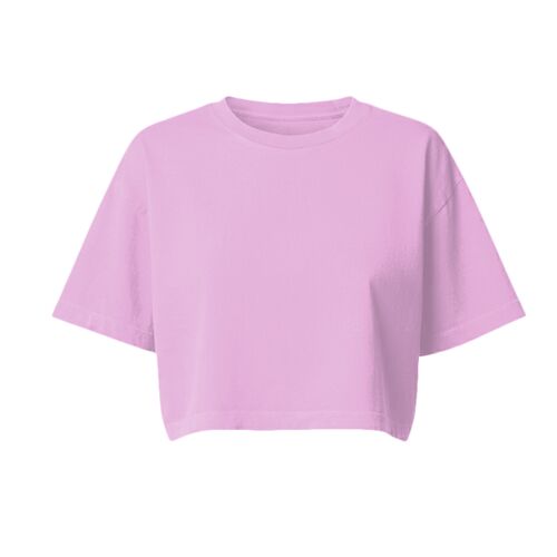 Women's Garment-Dyed Heavyweight Cropped Tee Thumbnail