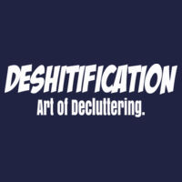 Deshitification - Art of Declutter - Ladies' 5 oz., 100% Heavy Cotton HD® V-Neck T-Shirt Design