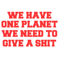 We Have One Planet - Unisex Jersey Muscle Tank Design