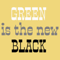 GREEN is the new BLACK - Adult 5.4 oz. 100% Cotton Spider T-Shirt Design