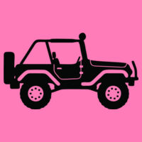 * Jeep Profile - Adult 8.5 oz. Tie-Dyed Pullover Hood Design