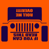 * Jeep Roll Me Over - Adult DryBlend® Adult 9 oz., 50/50 Hood Design