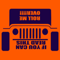 * Jeep Roll Me Over - Adult DryBlend® Adult 9 oz., 50/50 Hood Design