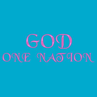 GOD one nation - Ladies' Lightweight T-Shirt Design