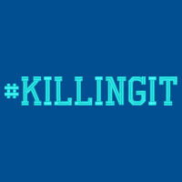 #KILLINGIT - Adult 9.5 oz. Super Sweats® NuBlend® Fleece Crew Design