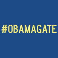 * #OBAMAGATE - Adult 12 oz. Supercotton™ Pullover Hood Design