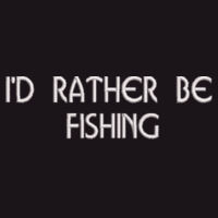 * I'D RATHER BE FISHING - Adult Cool & Dry Sport Cap Design