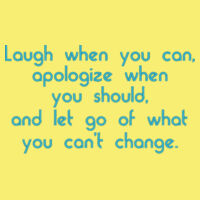 * Laugh when you can... - Unisex 7.8 oz., Ecosmart® 50/50 Pullover Hooded Sweatshirt Design