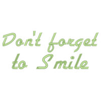 * Don't forget to Smile - Ladies' Premium Jersey V-Neck T-Shirt Design