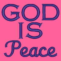 * God Is Peace - Ladies' Relaxed Jersey Short-Sleeve T-Shirt Design