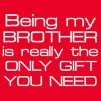 * Being my brother - Unisex Sponge Fleece Pullover Hooded Sweatshirt Design