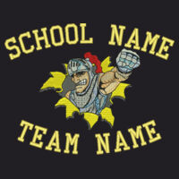 * School Name Team Name Image - Adult NuBlend® Fleece Pullover Hooded Sweatshirt Design