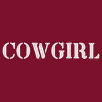 * COWGIRL - Adult Heavy Blend™ 8 oz., 50/50 Pullover Hooded Sweatshirt Design