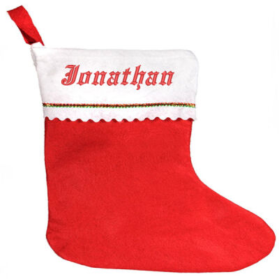 * Christmas Stocking - Font Old English - 15 inch Christmas Stocking Thumbnail