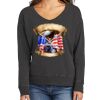 Women's Beach Wash ® Garment Dyed V Neck Sweatshirt Thumbnail
