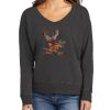 Women's Beach Wash ® Garment Dyed V Neck Sweatshirt Thumbnail
