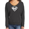 Women's Beach Wash ® Garment Dyed V Neck Sweatshirt Thumbnail