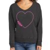 Women's Beach Wash ® Garment Dyed V Neck Sweatshirt Thumbnail