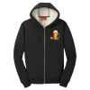 Heavyweight Sherpa Lined Hooded Fleece Jacket Thumbnail