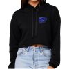 Women's Sponge Fleece Cropped Fleece Hoodie Thumbnail