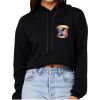 Women's Sponge Fleece Cropped Fleece Hoodie Thumbnail