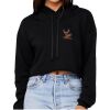 Women's Sponge Fleece Cropped Fleece Hoodie Thumbnail