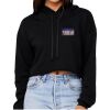 Women's Sponge Fleece Cropped Fleece Hoodie Thumbnail