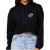 Women's Sponge Fleece Cropped Fleece Hoodie Thumbnail