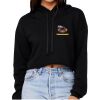 Women's Sponge Fleece Cropped Fleece Hoodie Thumbnail