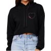 Women's Sponge Fleece Cropped Fleece Hoodie Thumbnail
