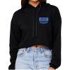 Women's Sponge Fleece Cropped Fleece Hoodie Thumbnail