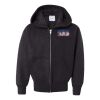 EcoSmart® Youth Full-Zip Hooded Sweatshirt Thumbnail