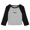 Women's Micro Rib 3/4 Raglan Baby Tee Thumbnail