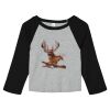 Women's Micro Rib 3/4 Raglan Baby Tee Thumbnail