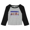 Women's Micro Rib 3/4 Raglan Baby Tee Thumbnail