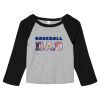 Women's Micro Rib 3/4 Raglan Baby Tee Thumbnail
