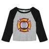 Women's Micro Rib 3/4 Raglan Baby Tee Thumbnail
