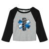 Women's Micro Rib 3/4 Raglan Baby Tee Thumbnail