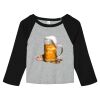 Women's Micro Rib 3/4 Raglan Baby Tee Thumbnail