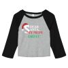 Women's Micro Rib 3/4 Raglan Baby Tee Thumbnail