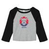 Women's Micro Rib 3/4 Raglan Baby Tee Thumbnail