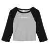 Women's Micro Rib 3/4 Raglan Baby Tee Thumbnail